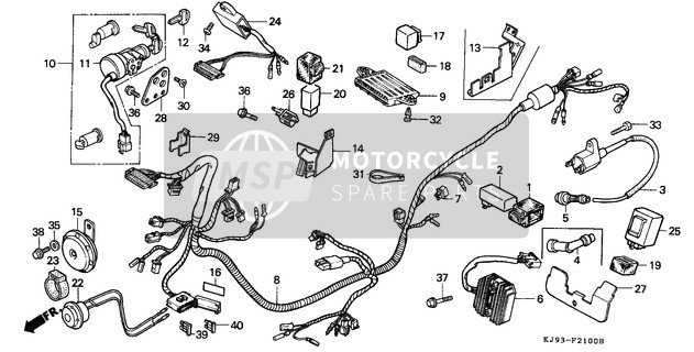 38110GFL013, Horn Comp (High), Honda, 0